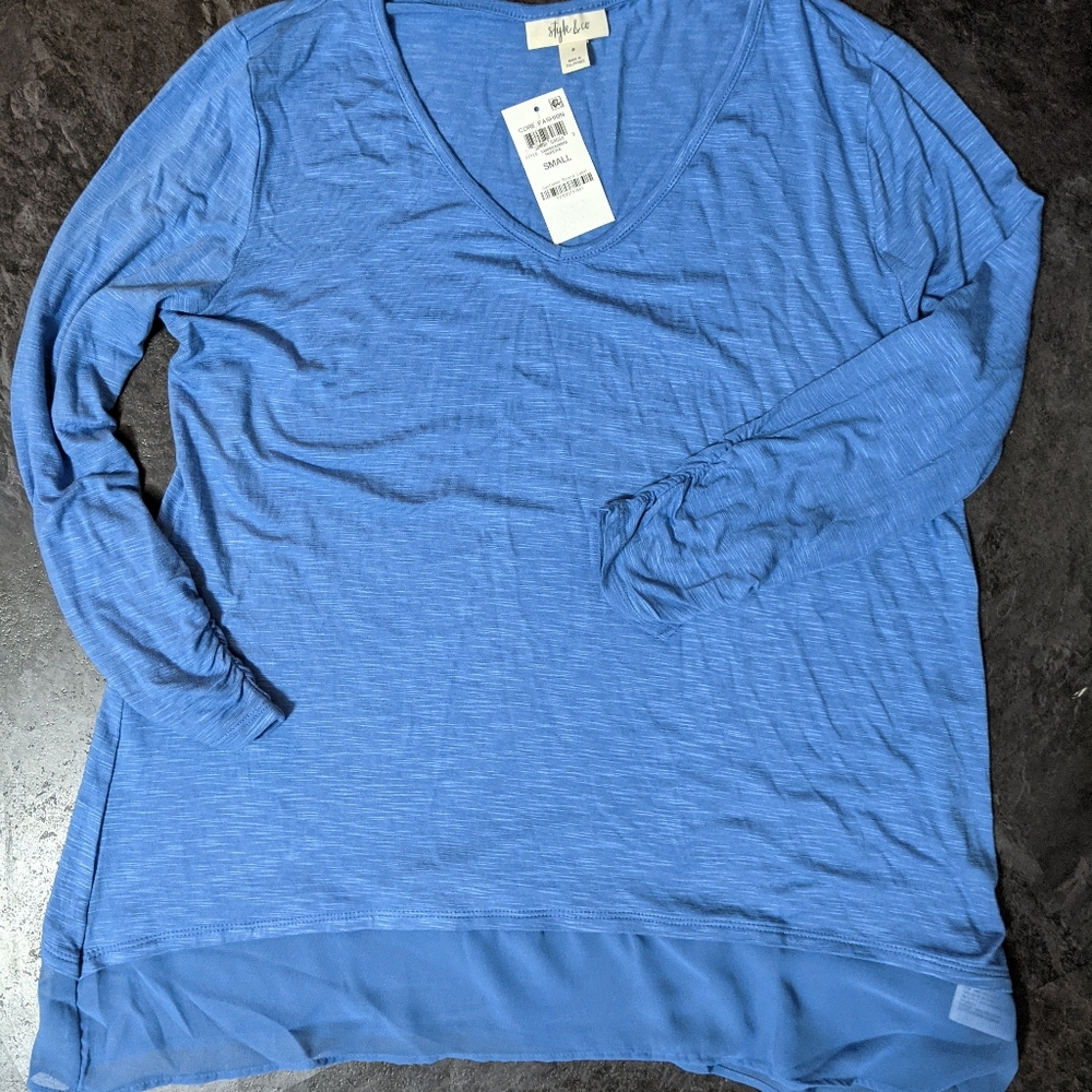 NWT Style & co. flowy shirt